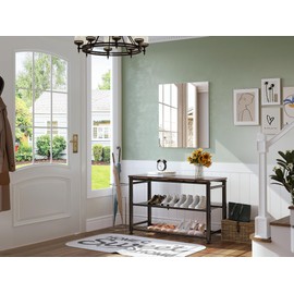 Brightify Frameless Mirror, 28x32 Inch Bathroom Mirrors for Over Sink, Large Tempered Glass Square Wall Mirror, Frameless Vanity Mirror for Gym, Yoga, Living Room, Bedroom, Entryway