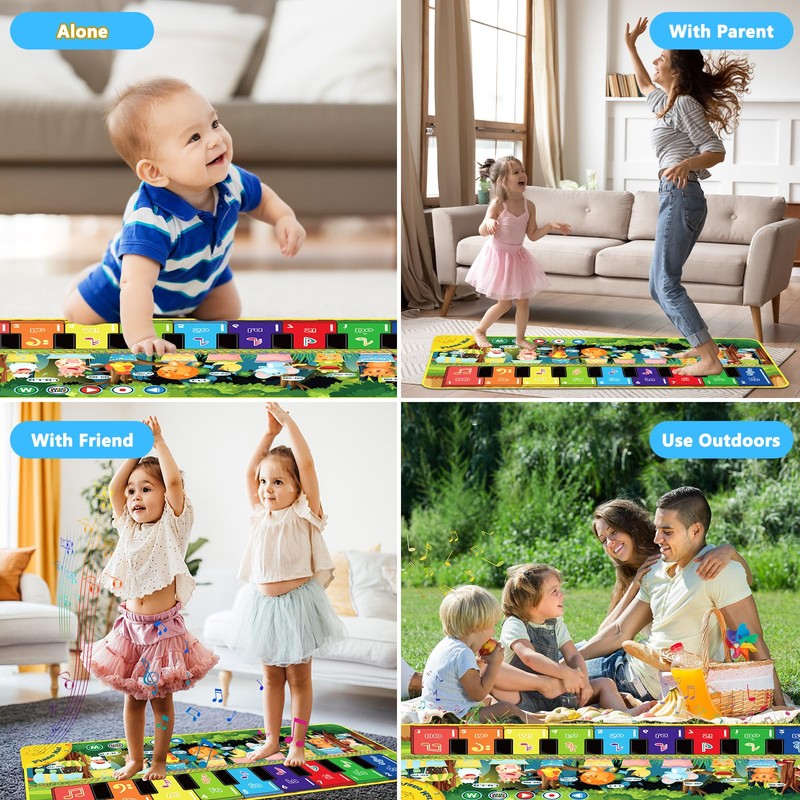 BGIUSQF Baby Piano 110 x 43 cm for 1 2
