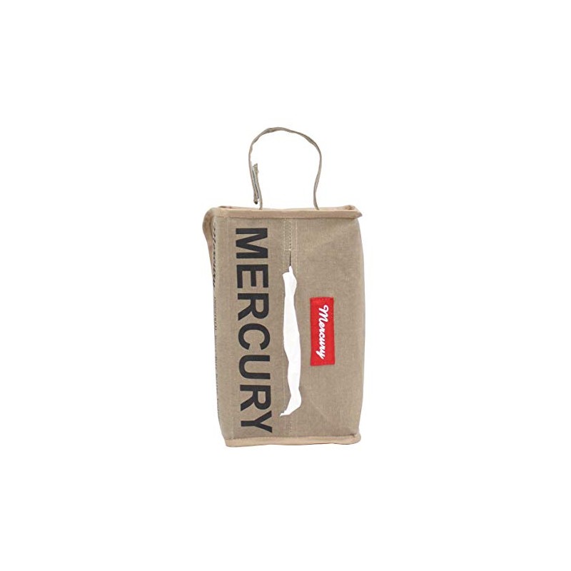 Key Stone Tissue Case Sand Beige W10.6 x D5.7 x