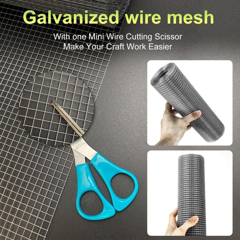 Hardware Cloth 12'' x 30' 1/4 in Galvanized Wire Mesh
