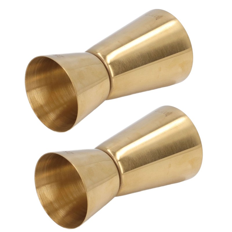 Double Head Cocktail Jigger Stainless Steel Gold Wine Jigger Bar