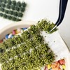 Cayway Pack of 56 Static Grass Tuft Snow Static Grass