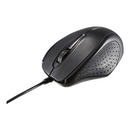 Buffalo BUFFALO Wired IRLED Mouse 3 Button Black BSMRU21BK