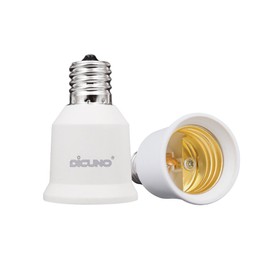 DiCUNO E17-E26 Base Conversion Adapter Conversion Socket Heat Resistant Set of 2