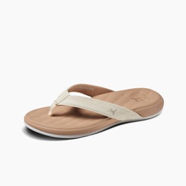 REEF Cushion Melody Women's Flip Flop, Soft and Supportive Cushion Footbed, Sand, 10