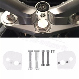 21ST For Yamaha FJR 1300 2006-2024 Silver 1'' Handlebar Riser Kit Handle Bar Risers