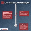 Kozelo 30pcs Socket Head Cap Screws - [M2-0.4 x 30mm]
