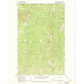 YellowMaps Salmo MTN WA topo map, 1:24000 Scale, 7.5 X 7.5 Minute, Historical, 1967, Updated 1971, 26.9 x 22 in - Paper