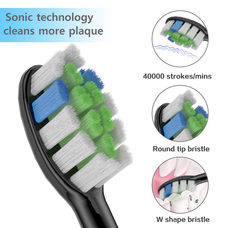 Lächen Standard Brush Head, Fits All Smile Electric Toothbrushes S131