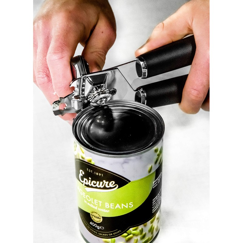 MasterClass MCSGNWCO Can Opener with Soft Grip Handles, Stainless Steel,