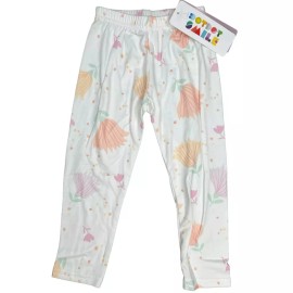 DotDotSmile NEW Dot Dot Smile Purple Orange Yellow Floral Leggings 2T
