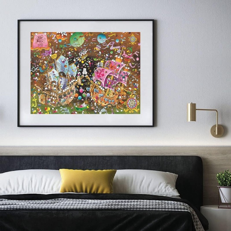 Clementoni 36527 Mordillo 'The Kiss' Puzzle 6000 Pieces, Skill Game