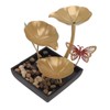 Tabletop Fountain Small Circulating Water Ornaments Indoor Waterfall for Office