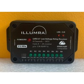 Illumra E3R-R04FP-8  50'-150' Range, 315 MHz, Low Voltage Relay Receiver. New!