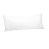 AIMANE® Long Bolster Pillowcase Cover - Body Pillow Neck Support - Orthopaedic Bolster Pillowcase Cover Nursing Pregnancy Support Long Pillowcases (Double 4.6FT, White)