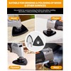172 Pcs Oscillating Tool Sanding Pad Kit 4 Pcs Triangle