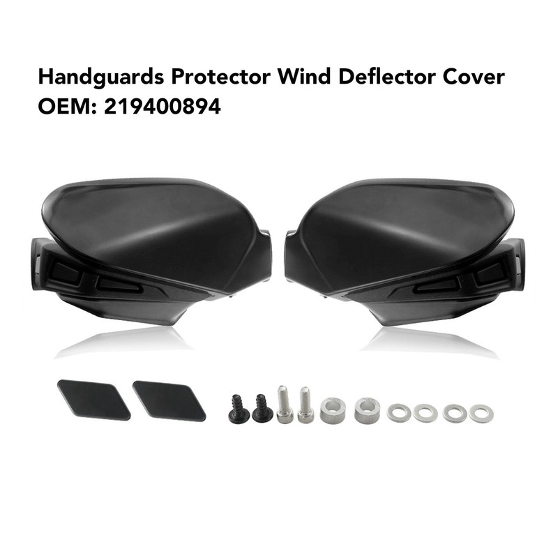 ATV Hand Guard Black Plastic Cover Ryker 600 900 Rally