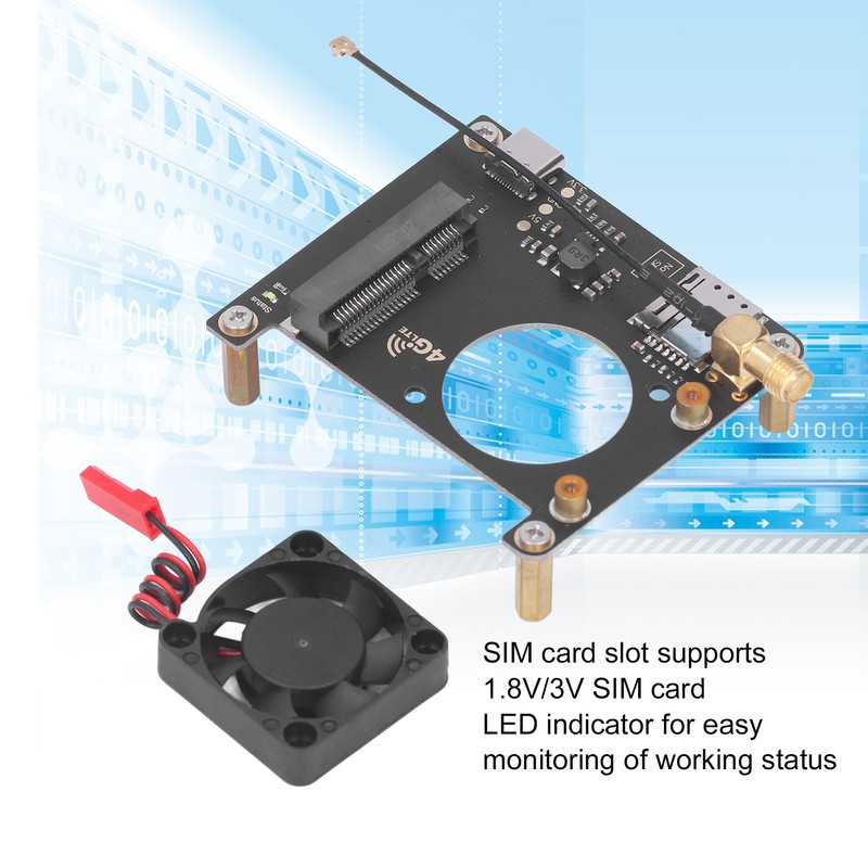 LTE 4G 3G Expansion Board Data Transmission HAT Module with
