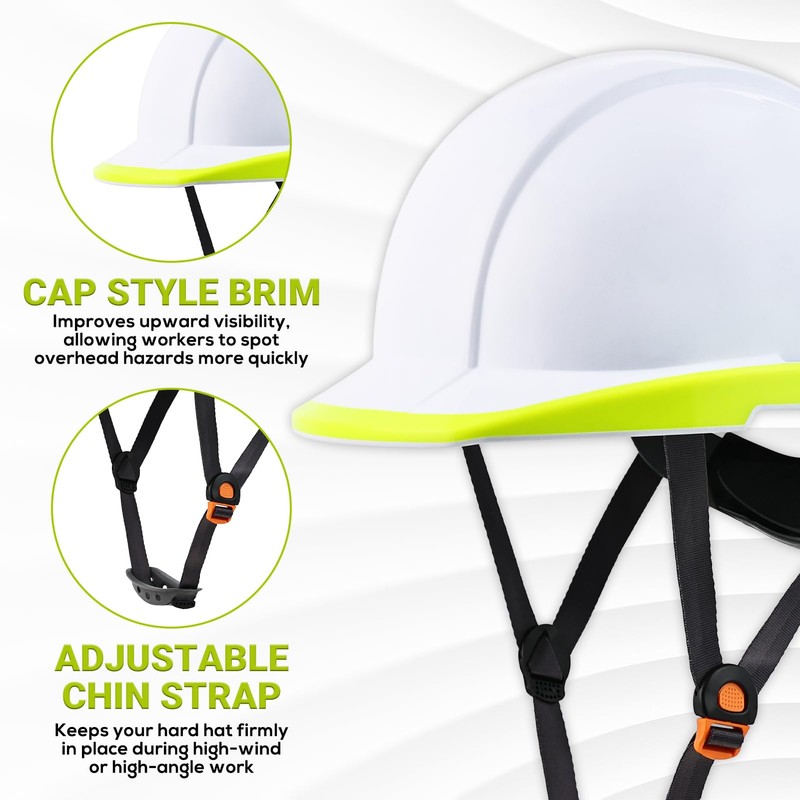 LOHASWORK Cap Style Hard Hat, ANSI Z89.1 & OSHA Approved