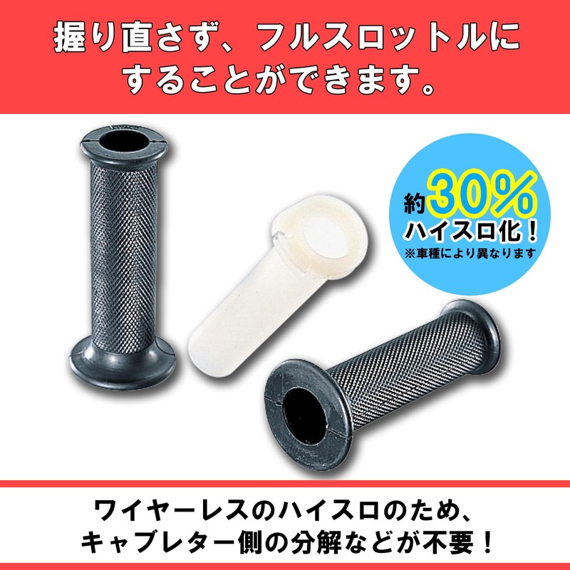 キタコ(KITACO) スーパースロットルセット(STH-3) モンキーバハ/マグナ50/NS-/ズーマーX等 CBR125R903-1081000