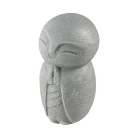 Leadigol Cute Jizo Statue,Resin Little Jizo Sculpture,Little Jizo Buddha Figurine,Small Monk Statues,Japanese Jizo Monk Statue for Home Garden