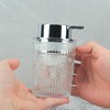 GOYISEE Glass Foaming Hand Soap Dispenser Glass,Hand Soap Dispenser for