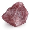 XIANNVXI Cherry Quartz Crystal,1.77-2.17" Raw Crystal Quartz Stone,Natural Healing Crystal