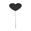 Homeford Heart Chalkboard Stick, Black, 7-3/4-Inch