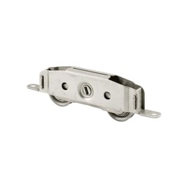 Sliding Glass Door Roller with 1-1/4" Tandem Stainless Steel Wheels; 11/16" Wide Housing