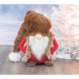 Hanna's Handiworks Chocolate Hat Santa Gnome Tabletop (11558)