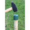 Alberts 211219 Impact Tool for Round Wood Posts Plastic Green