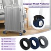 loooghom 16Pcs Luggage Wheel Covers,Silicone Suitcase Cover for 2-2.4'' Spinner