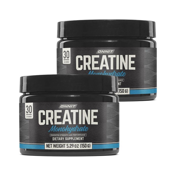 ONNIT Creatine Monohydrate Powder - 2 Pack, Creatine Powder Supplement