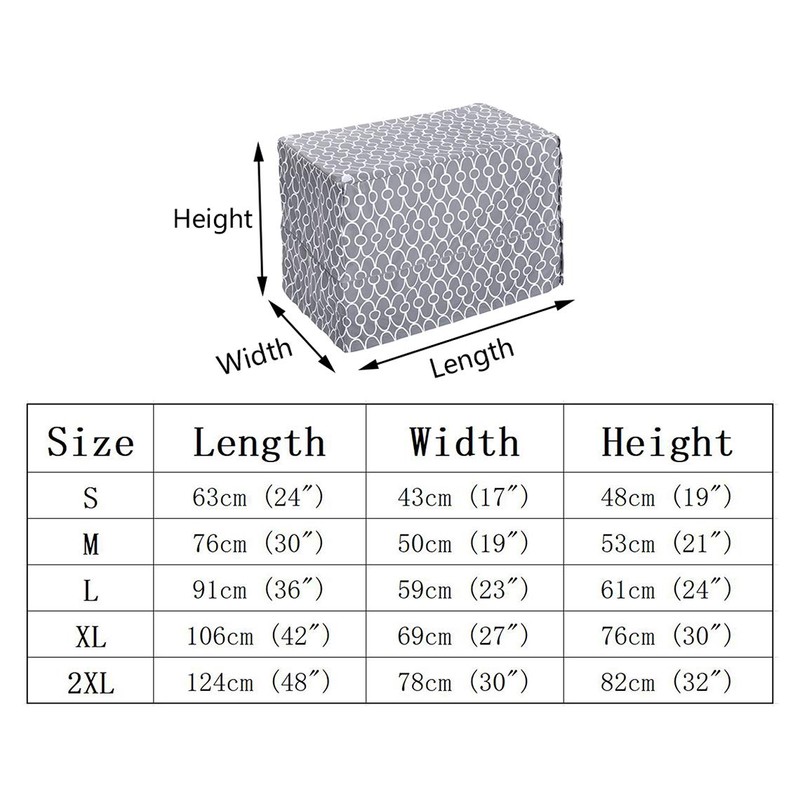 Dog Crate Cover for Wire Crates, Heavy Nylon Waterproof, Fits