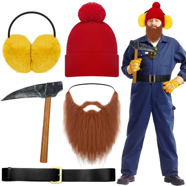 Vinsatin 5 Pcs Christmas Prospector Costume Stop Motion Animated Television