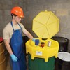 PIG Poly Drum Funnel | Hinged Lid | for 55