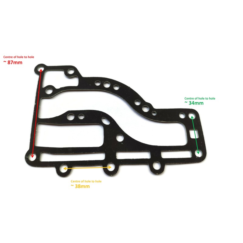 YAMASCO Density Exhaust Inner Cover 63V-41112-A0 for Yamaha Outboard 9.9HP