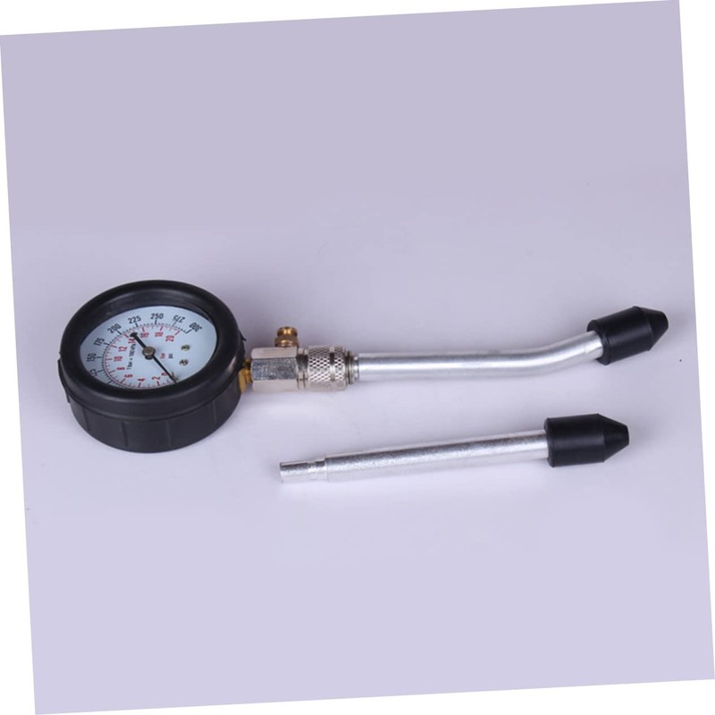 GRIRIW Universal Cylinder Pressure Gauge Car Motorcycle 0-300psi Compression Tester