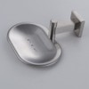 Leyden Bathroom Toilet Soap Dish, Silver Soap Holder for Shower