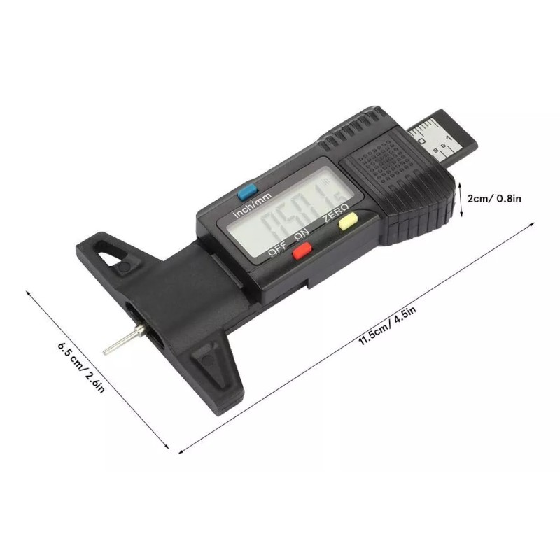 MU Medidor D Profundidad Medir Desgaste Llantas Digital