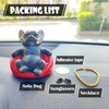 Starupway Cool Dog Car Dashboard Decorations, Dog Lounging on Sofa
