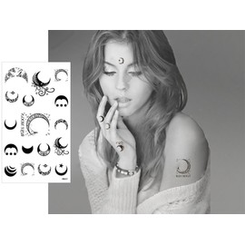 [THE FANTASY] Tattoo Sticker Star Moon Sun Symbol (hm601)