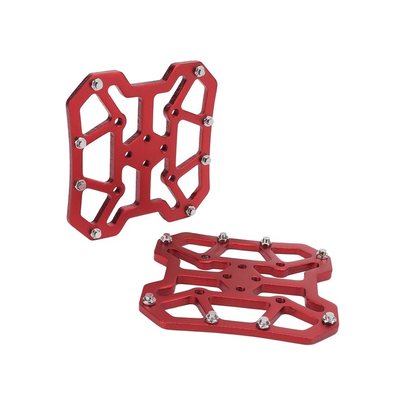 1Pair Bicycle Clipless Pedal Platform Adapters Self Lock Aluminum Alloy