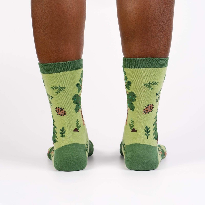 Sock It To Me Women's Crew Tree Pun Socks