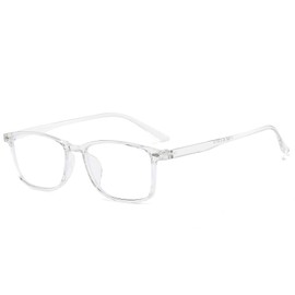 Suertree Blue Light Filter Distance Glasses Lightweight Myopia Glasses Fashion Myopia Glasses for Women Men Clear -1.5 Dioptres