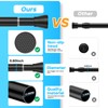 Small Tension Rod Black Spring Curtain Rod No Drilling Spring