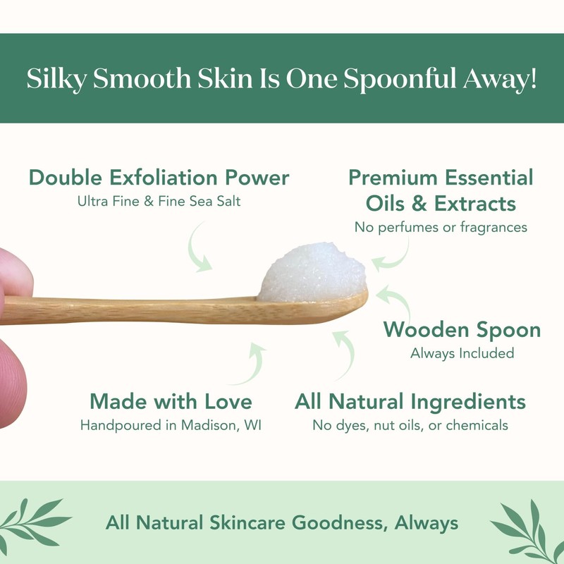 Bare Botanics Body Scrub (Matcha Eucalyptus) – Gentle Exfoliator &