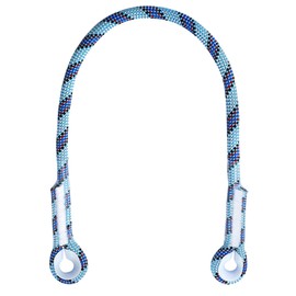 Prusik Cord 22KN Eye-to-Eye Pre-Sewn Nylon Prusik Loop Heat Resistant Friction Sutured Terminals Climbing Cord with Plastic Cover Multi-Purpose Rope for Climbing Arborist Rescue