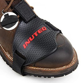 Accesorios Para Motocicleta Accesorios de Cambio de Marchas para Zapatos - Cubierta Protectora De Goma Con Correa De Zapato Para Moto Protector de Zapato de Moto(Fuente Roja)