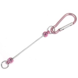 „ÄêP165„Äë5pcs  Alloy Climbing Buckle Shape DIY Decoration:_Pink ZK17903.5